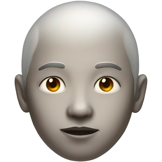 human face like full moon emoji
