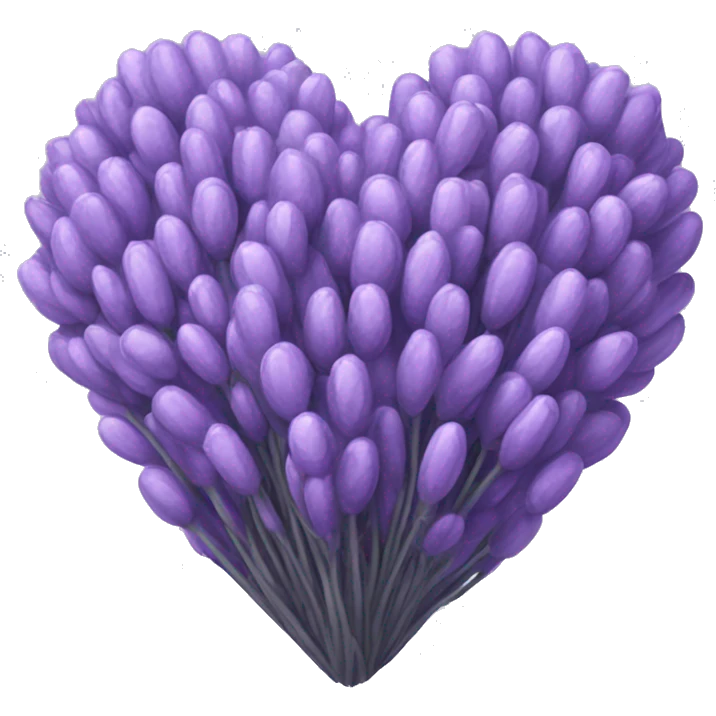 patel lavender heart emoji
