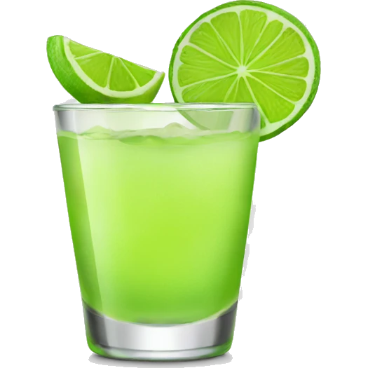 Shot with lime  emoji