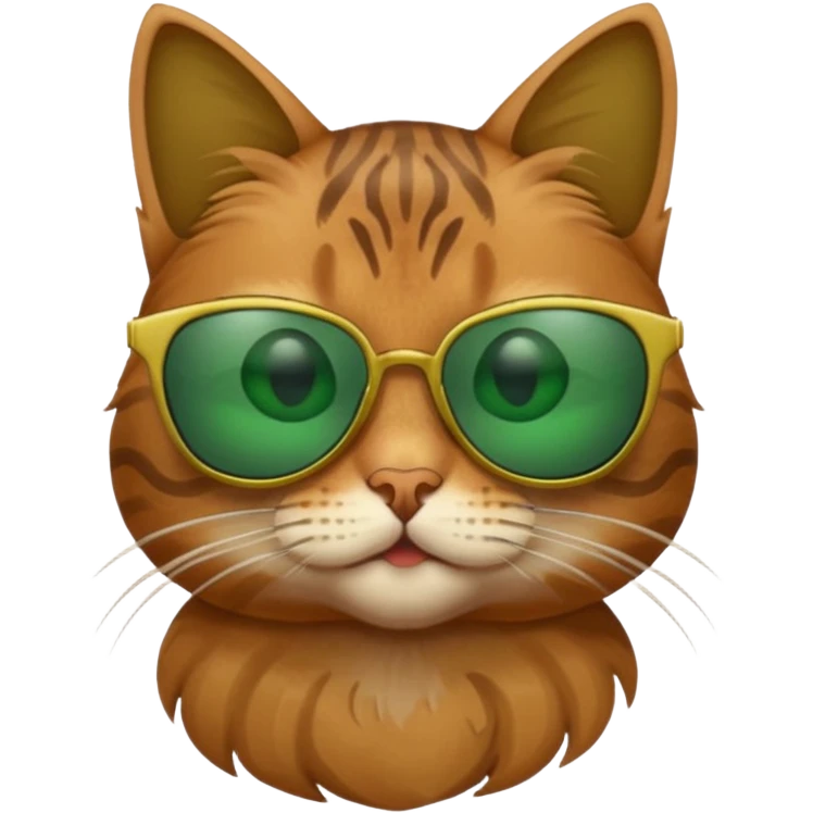 Cat wearing sunglasses emoji
