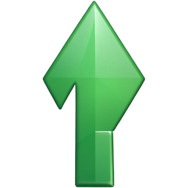 green up arrow emoji