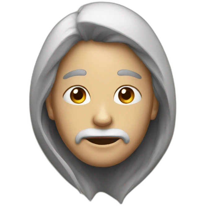A person who died of Shame emoji