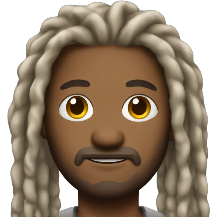 Man with dreadlocks emoji