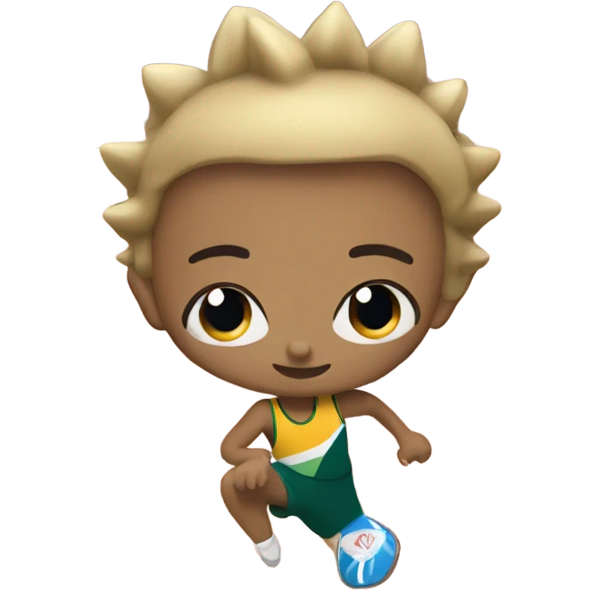 Cute track spike emoji
