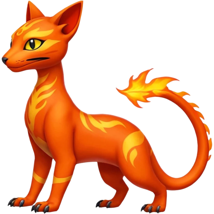 Salandit-Litten-Bastet-Fakémon-hybrid-creature (full body)  emoji