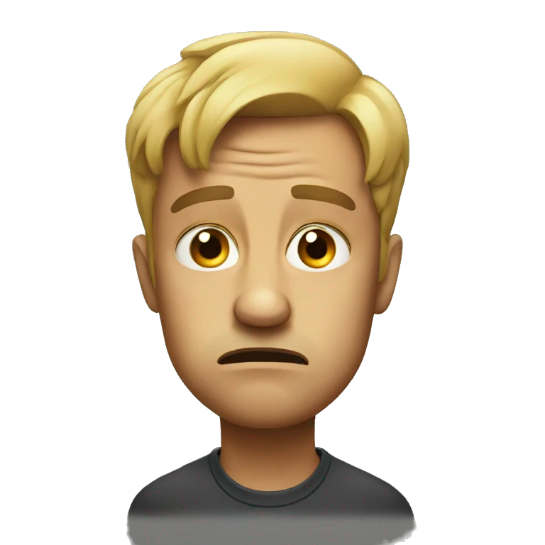 Disappointed  emoji