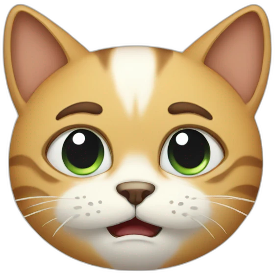 Cat crying emoji