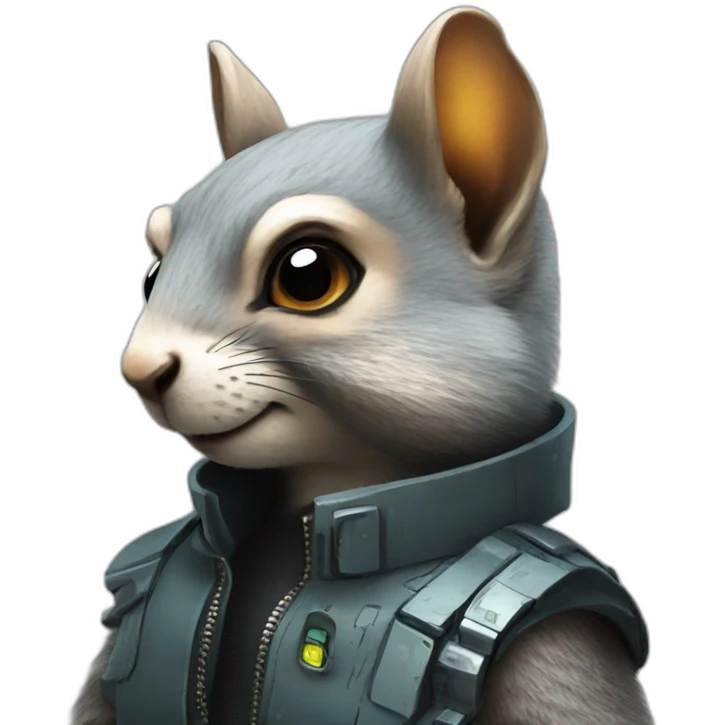 cyberpunk squirrel emoji