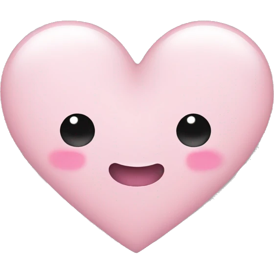 a light pink heart in a black bow emoji