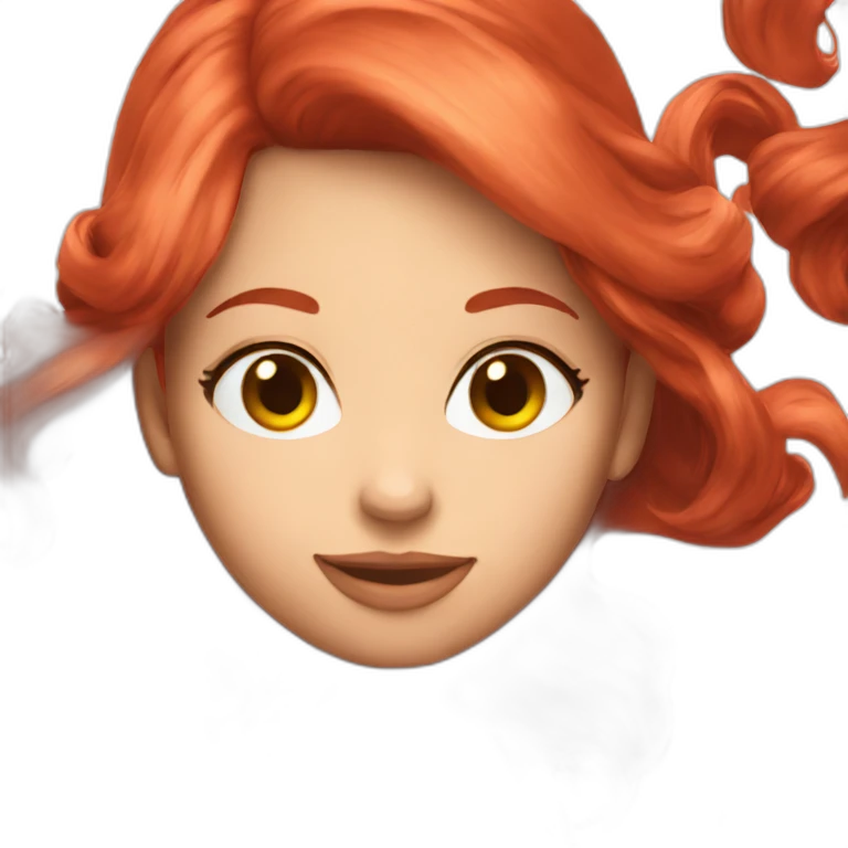 amy red hair emoji