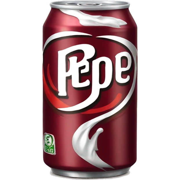 Single Dr Pepper Soda Can emoji