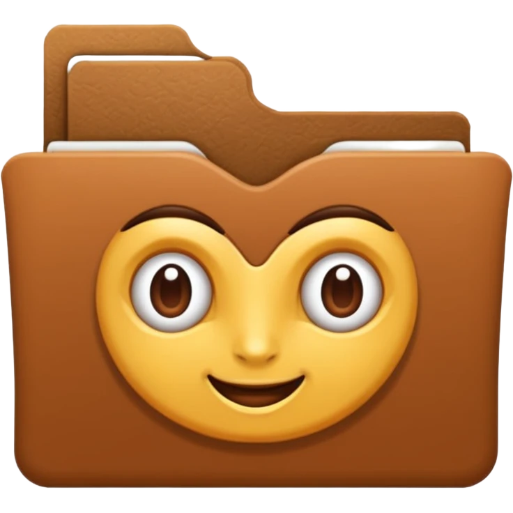 uma madeira com cara de emoji