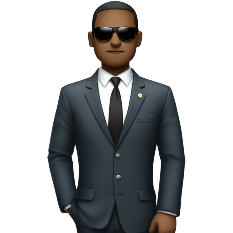 Secret service agent  emoji