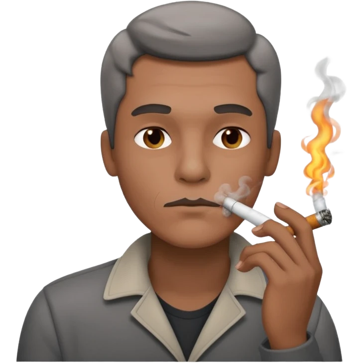 Smoking man emoji