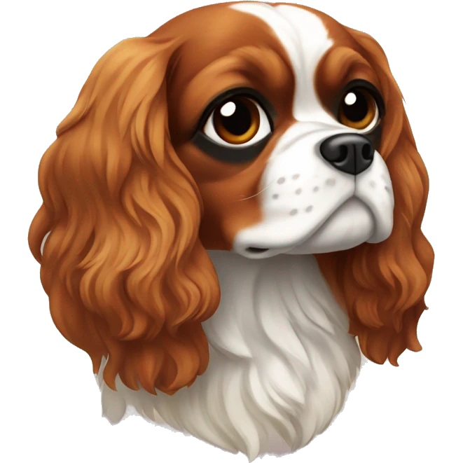 Cozy King Charles spaniel  emoji