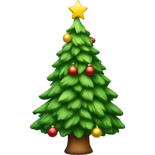 A Christmas tree  emoji