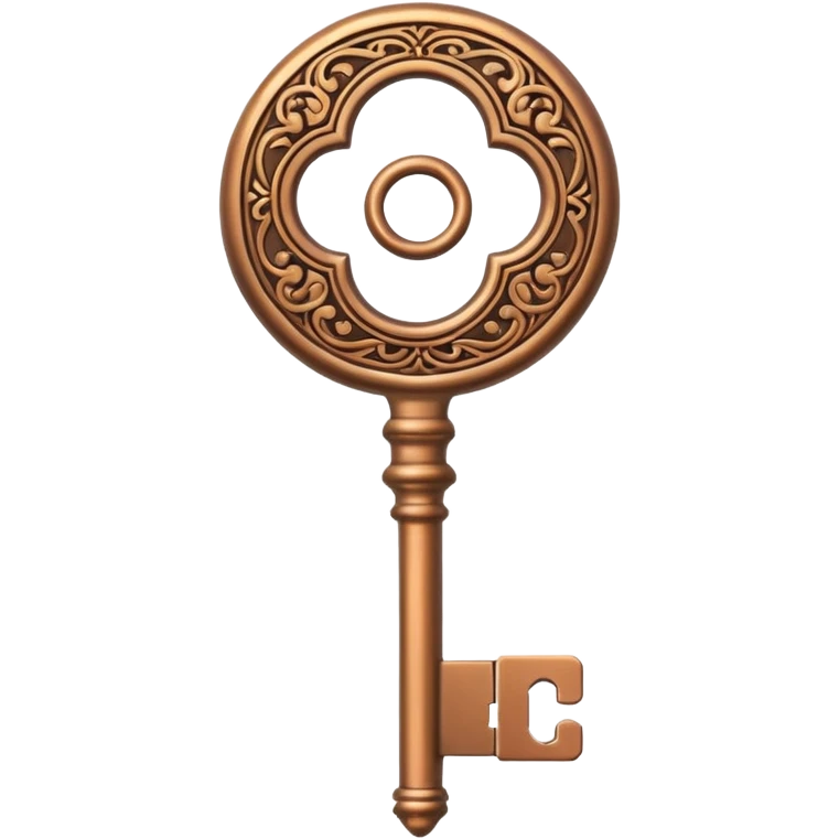 bronze key luxury emoji
