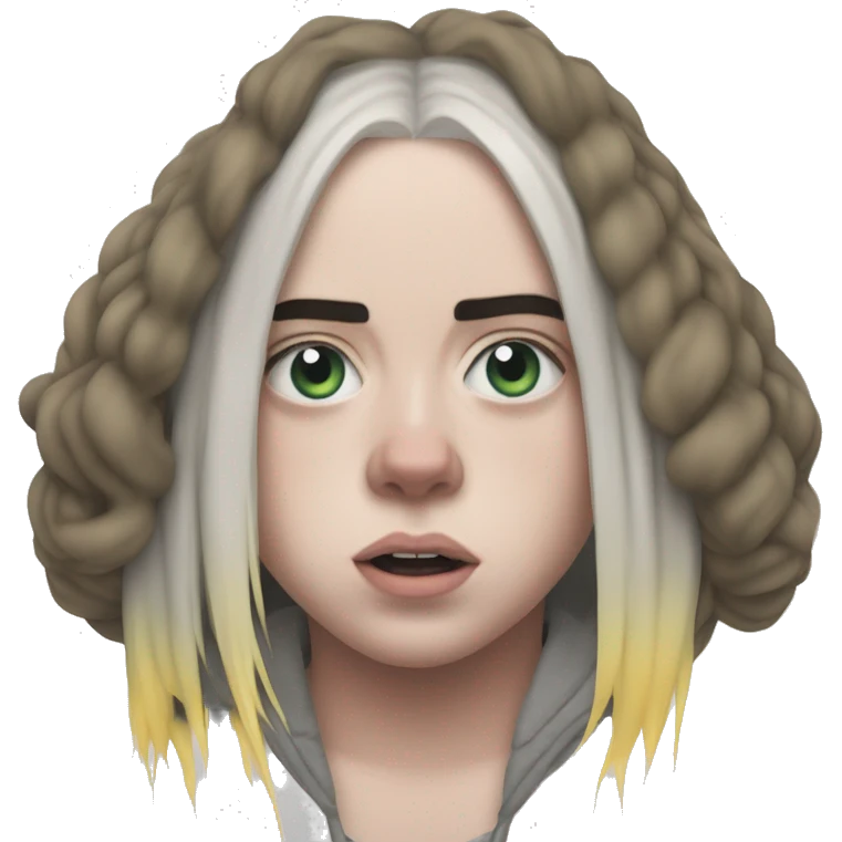 Billie Eilish hit me hard and soft album cover  emoji