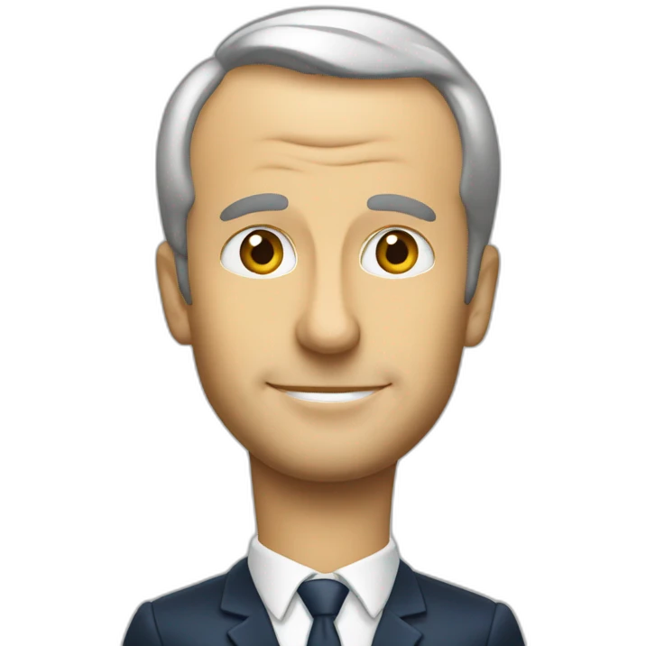 Macron bière emoji