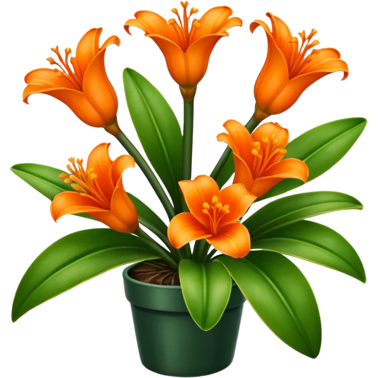 Clivia plant emoji