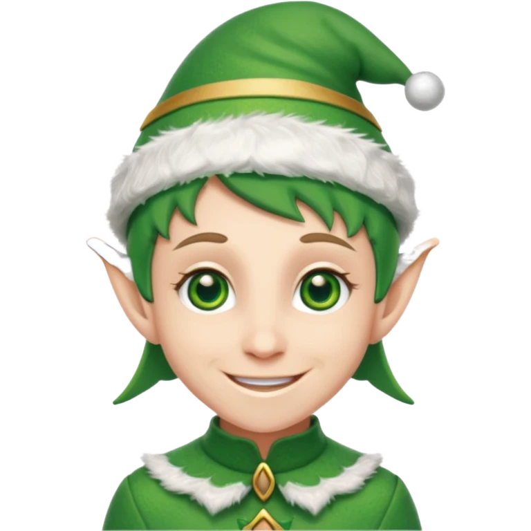 christmas elf head emoji