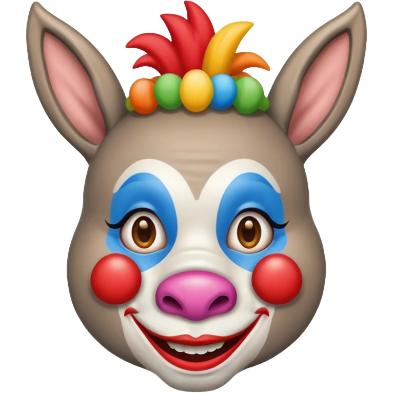 donkey clown emoji