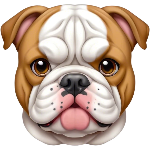 Merle English Bulldog emoji