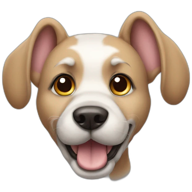 Dog from balloon emoji