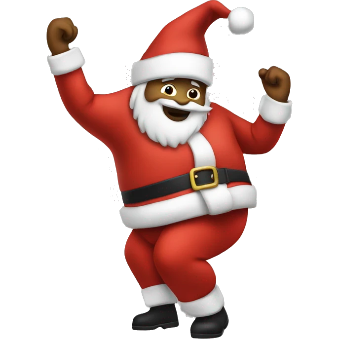 Santa twerking  emoji