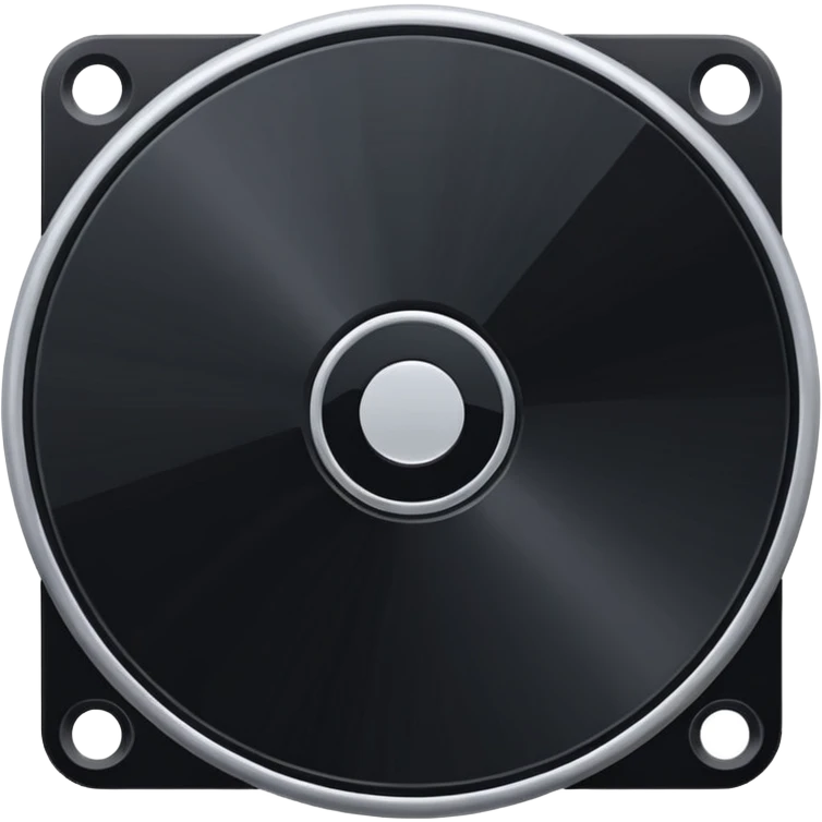 black computer disk emoji
