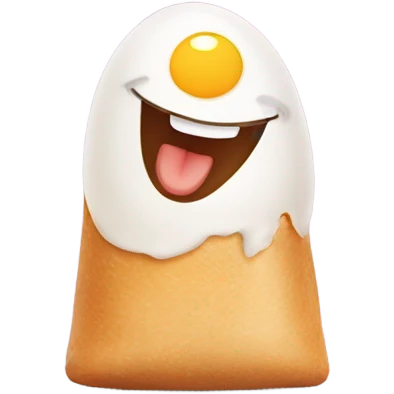 Happy egg roll  emoji