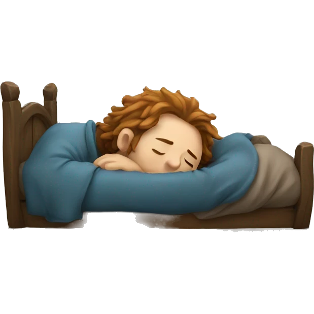 Hobbit sleeping  emoji