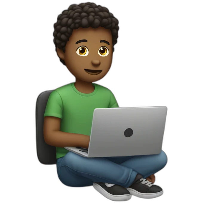 IT Boy with a laptop emoji