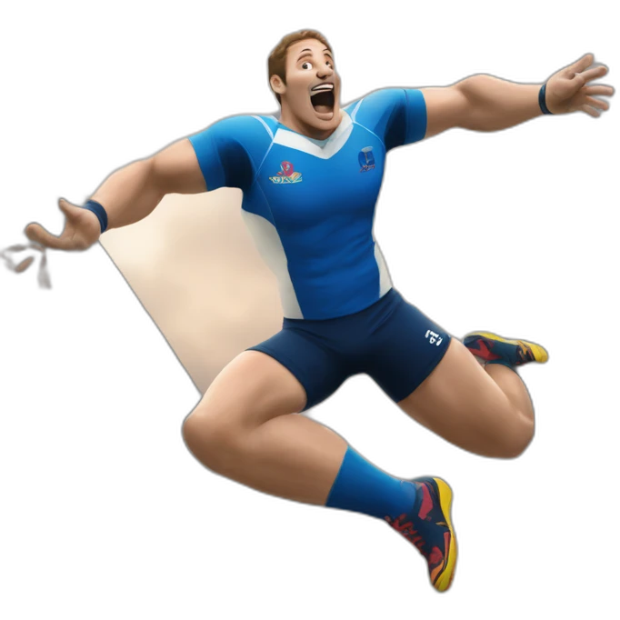 Antoine Dupont rugby celebration emoji
