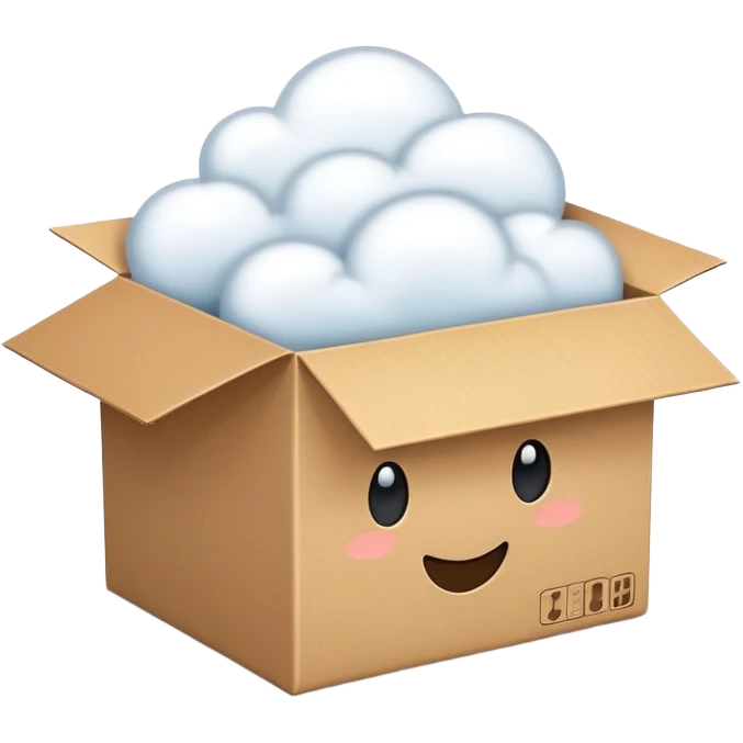 cloud box emoji