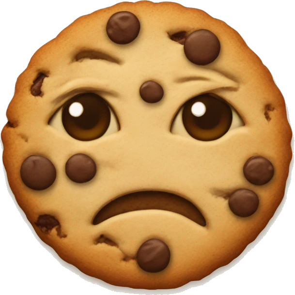 A cookie  emoji