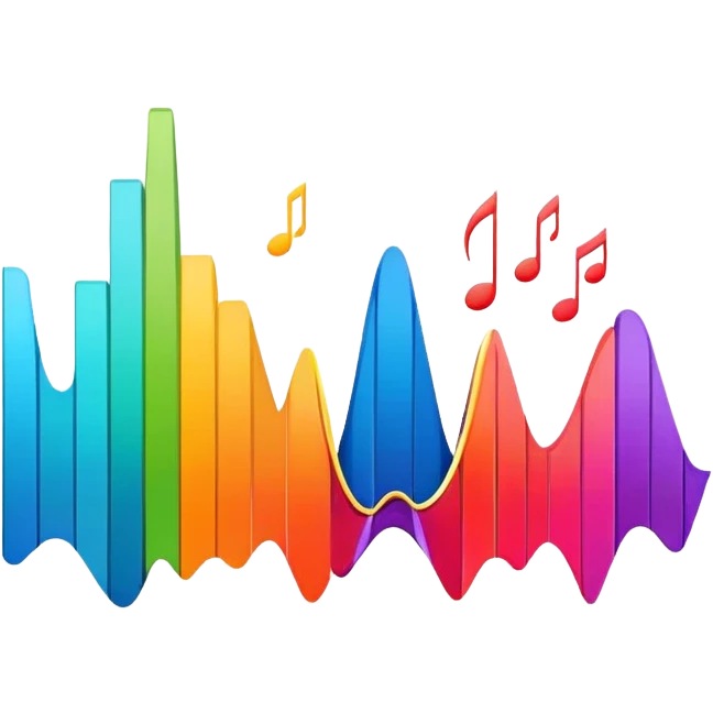 Measure loudness of music emoji
