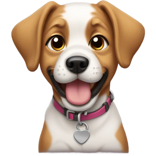 Dog named KT puppy emoji