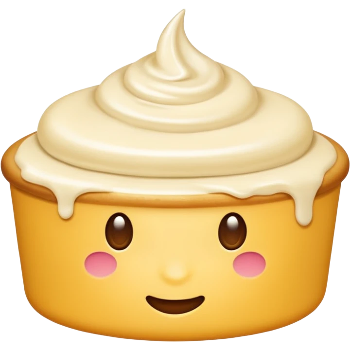 Make a emoji of cream emoji