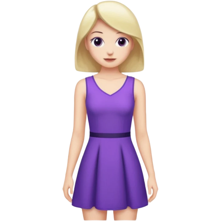 purple mini dress emoji