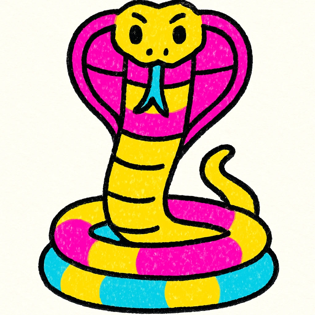 King cobra emoji