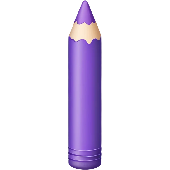 Purple crayon emoji