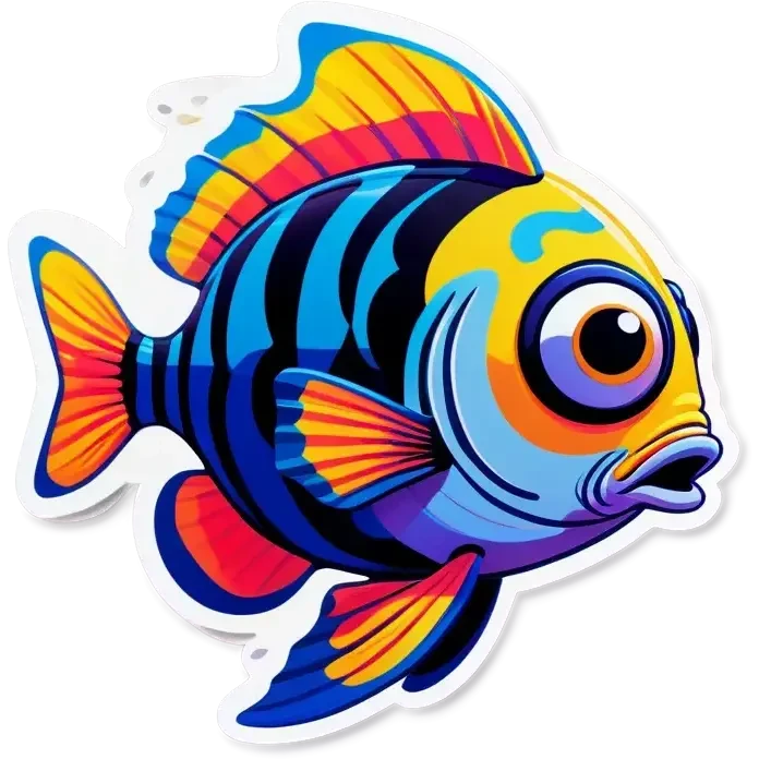 crazy fish emoji