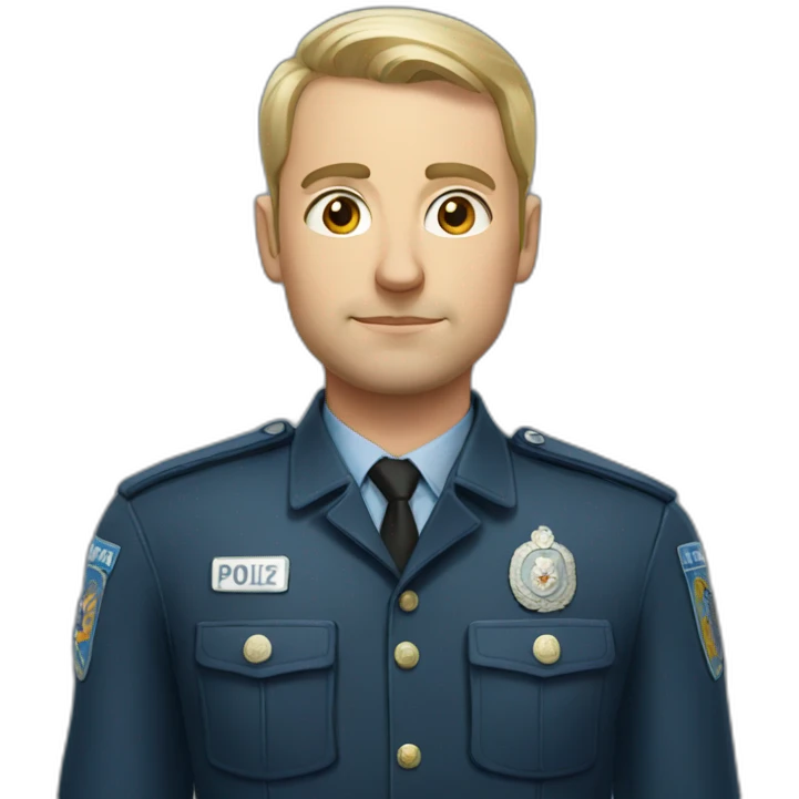 russian police man emoji