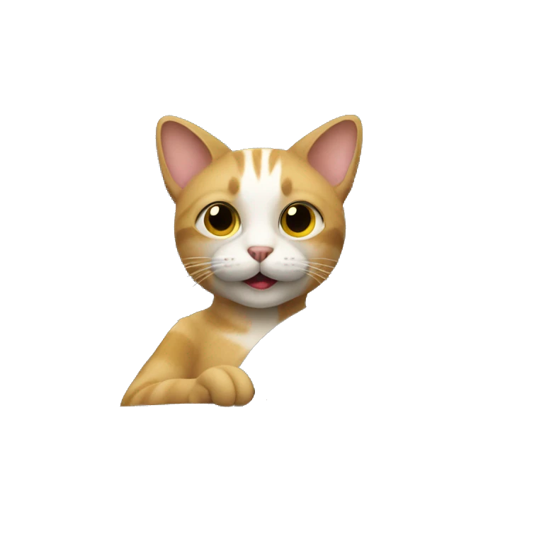 Cat driving a car  emoji