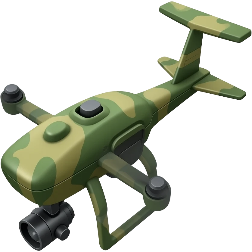 flying drone military emoji