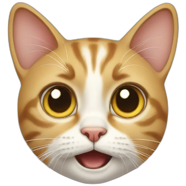 surprised cat emoji