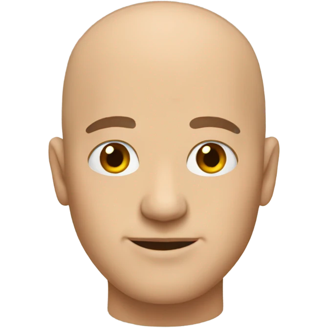 bald man emoji