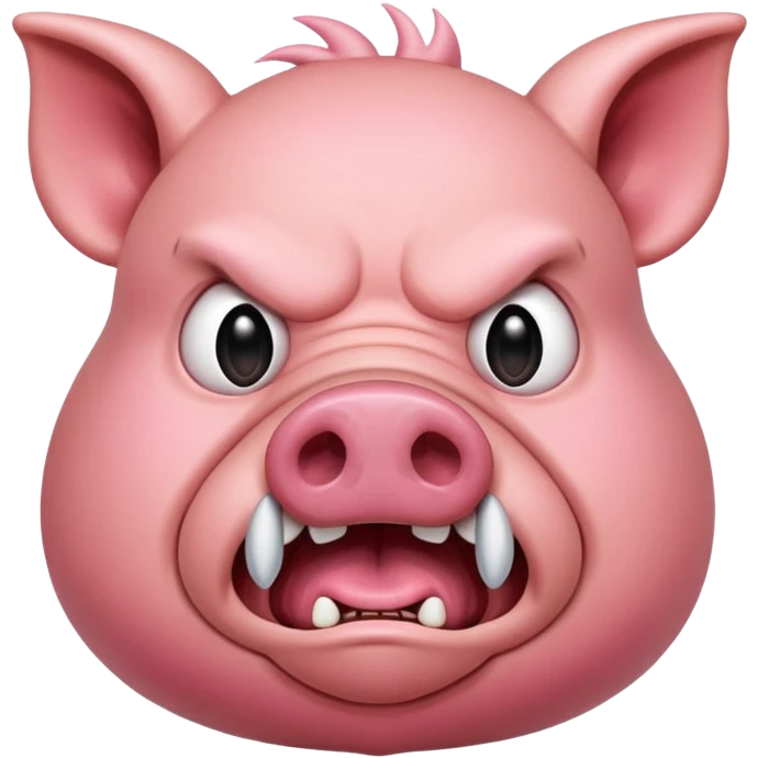 PIG ANGRY emoji