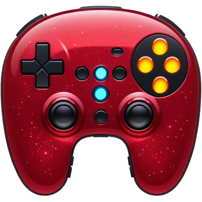 red glitter cyberpunk shine emoji
